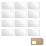 Polyvalence et Organisation Améliorée: Utilisez ces pochettes adhésives pour une variété de besoins, non seulement sur les pare-brises, mais aussi sur d'autres surfaces lisses pour organiser vos cartes importantes et les garder à portée de main.
