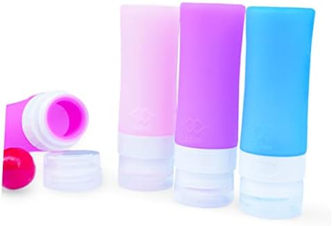 Portable Silicone Travel Dispenser Bottles 38ml Leakproof Reusable Travel Containers for Toiletries for Camping and Outdoor Activities image 5