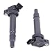 MOCA UF495 4PCS Ignition Coils Fit 2005-2021 for Toyota Hilux 2.7L L4, 2005-2023 Tacoma 2.7L L4, 2012-2014 Hiace 2.7L L4, 2009-2012 Matrix 2.4L L4, 2010-2015 for Scion XB 2.4L L4