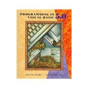 Programming in Visual Basic: Version 5.0: 9780075616009: Computer ...