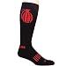 MOXY Socks THE Ultimate Grenade Black with Red Knee-High Fitness Deadlift Socks