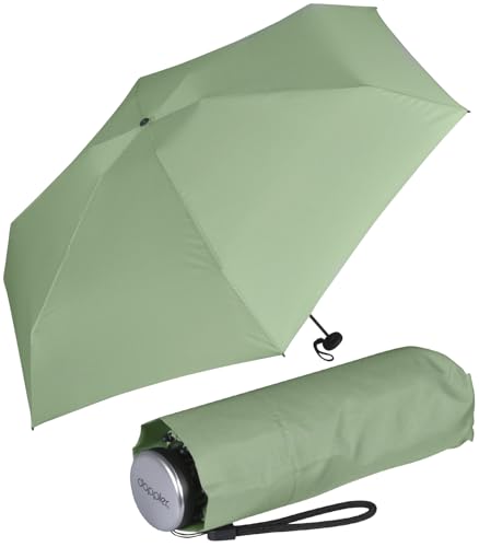 Doppler Super Mini Fiber Compact Taschenschirm extem leicht und klein - aloe