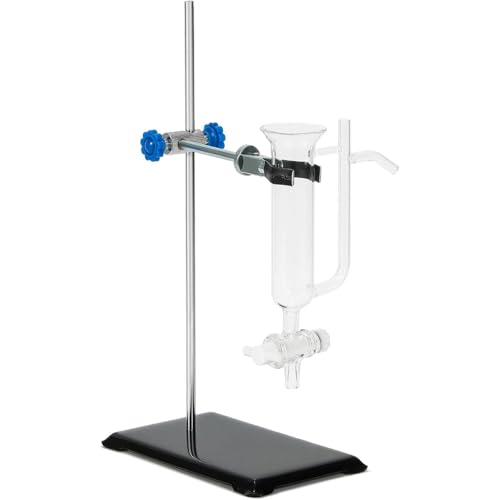 creahub 60 ml Water Oil Receiver Separator with 24/40 Joint, Borosilicate Glass Separation Funnel for Accurate Liquid Separation, Essential Oil Separator for Essential Oil Distillation