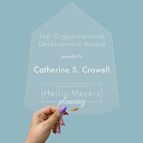 Custom Economy Acrylic Awards Offered In A Variety Of Shapes And Sizes Includes Unlimited Text And Your Logo (12", Diamond) #TOP1