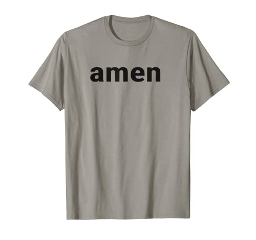 Amen Shirt Men Women Christian T-Shirt