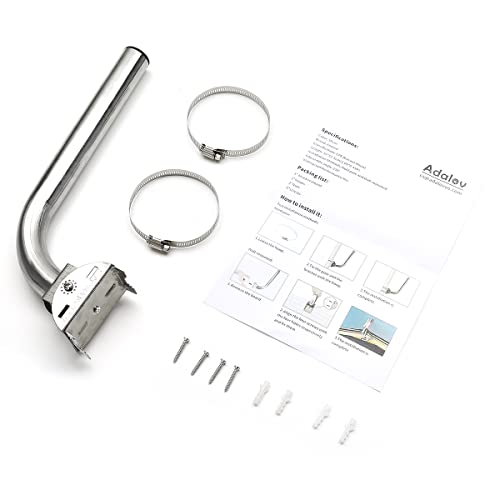 Wireless Bridge Bracket Mount, Adalov Pole Mount For Point To Point Ap Access Point Client Bridge Cpe, Outside Antenna Mounting Pole Bracket #TOP7