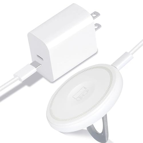 15W iPhone Magnetic Charger with 20W PD Adapter and 6.5 Ft PD Quick Charge,for Apple Mag-Safe Charger,with Wireless Charger iPhone 17/16/15/14/13 All Series
