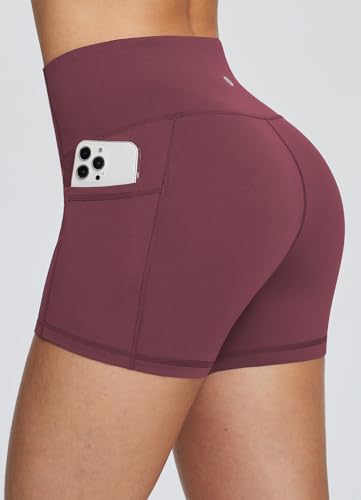 Image of baleaf Women's 8 inch / 5 inch / 3 inch Biker Shorts High Waist Yoga Workout Gym Running Volleyball Spandex Shorts with Pockets