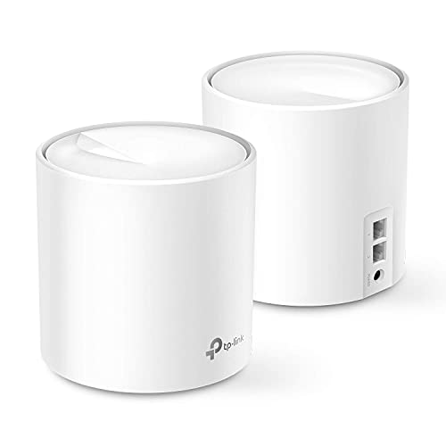 TP-Link WiFi 6 Mesh WiFi, AX3000 Whole Home Mesh WiFi System (Deco X60) - Covers up to 5000 Sq. Ft., Replaces WiFi Routers and Extenders, Parental Control, 2-Pack (Renewed)