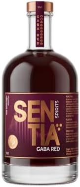 Sentia Spirits Gaba Red, Botanical Alcohol Free Drinks, Natural Plant taste, Berries taste, Vegan, Gluten Free and GM Free, 50cl - Sentia Drink Perfect for Mocktails, mix with tonic or soda