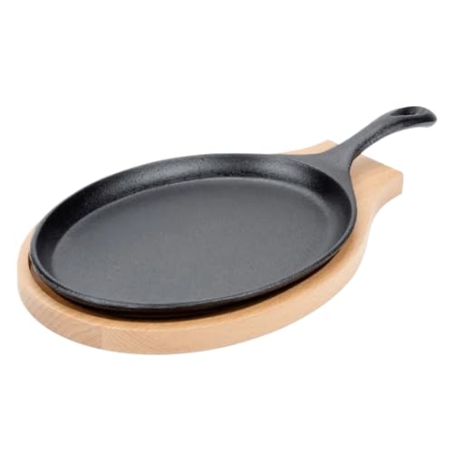 Sartenes De Hierro Fundido - Calefacción Uniforme Y Antiadherente, Experiencia Culinaria Elegante | Sartén Resistente, Cocina Casa, Restaurante, Fiesta, Familia, Estufas Para Interior Y Exterior