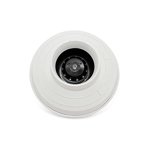 Image of Festa AMG Legend Radon Fan - Quiet and Energy Efficient 345 CFM Radon Mitigation System Inline Fan - 6 inch Electric Waterproof Inline Duct - Made with Sturdy Glass Reinforced Poly-Resin - White