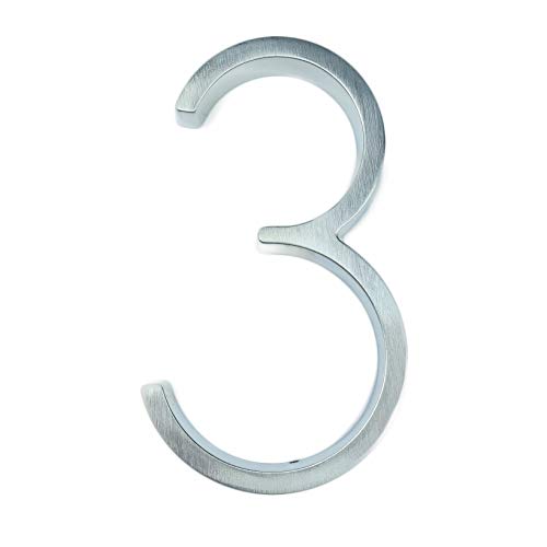 Numéro de porte moderne 3D de 12 cm pour embellir et moderniser la façade de votre maison