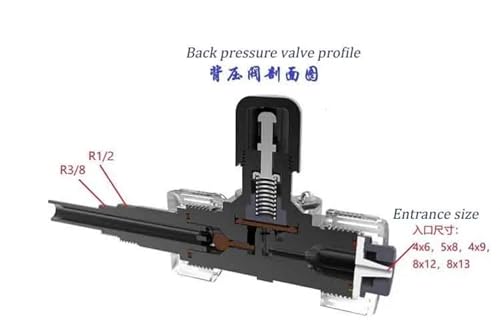 Soupape de contre-pression VC13 régulateur de débit pour circuit hydraulique - 3