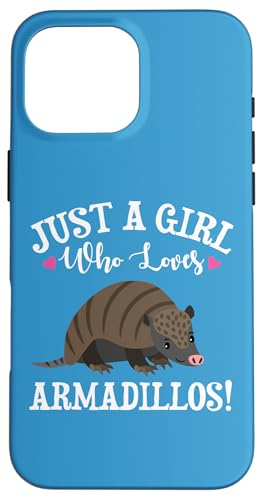 Cute Funny Kawaii Women Kids Girl Who Loves Armadillos Lover �X�}�z�P�[�X iPhone 16 Pro Max �p