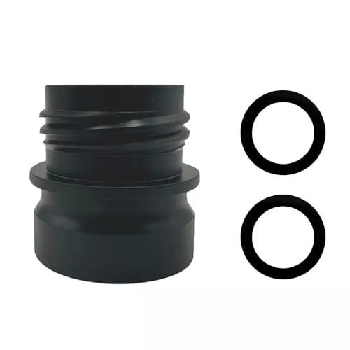Replacement Quick Connect Soda Water Glass Bottle Adapter Compatible with Sodastream Machine (Black)
