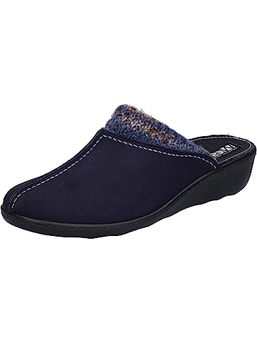Pantoufle Avignon 308 Westland Blue l'excellence du chausson homme