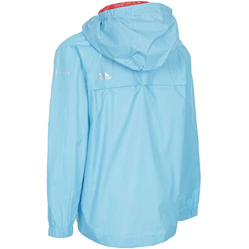 Image of Trespass Qikpac Kids Waterproof Breathable Jacket Boys Girls School Raincoat