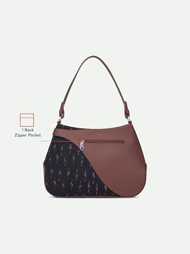 Image of ZOUK Ira Handbag | Stylish Women's Handbag | Luxury Shoulder Bag for Women | Trendy | Fancy Ladies Handbags | Small Purse for Events | Water-Resistant