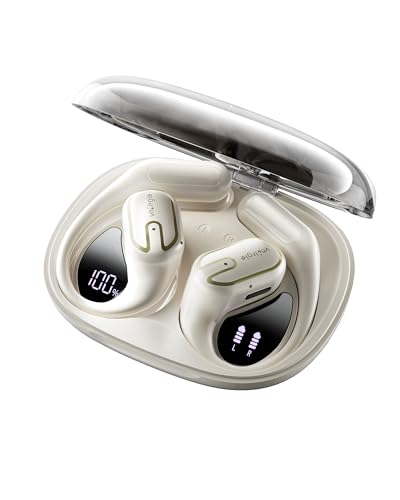 Image of vnilrgle Open Ear Headphones with Sport(Beige)
