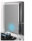 Heat Shield Panel for Fireplace, Kitchen Insulation Board, 304 Stainless Steel, Self-Adhesive & Magnetic, 32x24in, Bracket Type