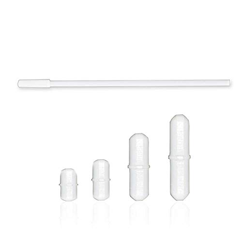 ULAB Octahedral Magnetic stir Bars and PTFE Magnet Retriever Set, 4 Sizes 13mm,15mm, 25mm and 38mm, UMP1001 by ULAB - Used condition - US$11.87
