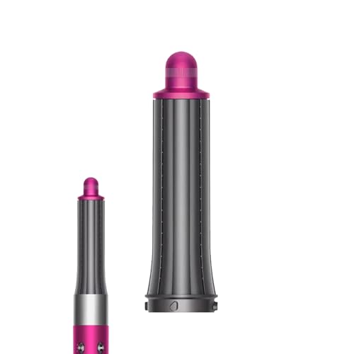 Dxyue 30mm/1.2inch Short Hair Curling Barrels Attachments for Dyson Airwrap Styler, Hair Curl Barrels Replacement Parts, Rose Red