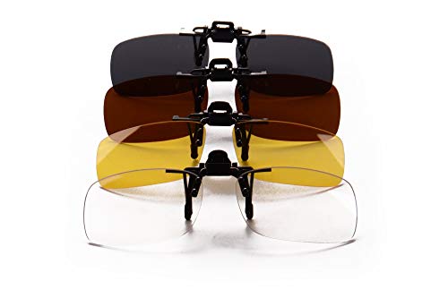 MEDOLONG - Occhiali da sole polarizzati con clip