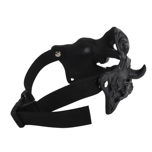 Prajna - Funda para la Cara, Material Ligero de Resina, Cuerda Ajustable, Halloween, Fiestas de Disfraces