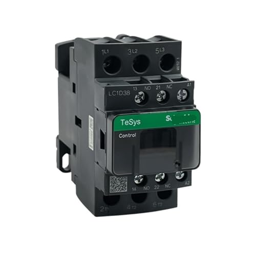Contacteur tripondulaire LC1D38 380V version noire pour commande de moteur