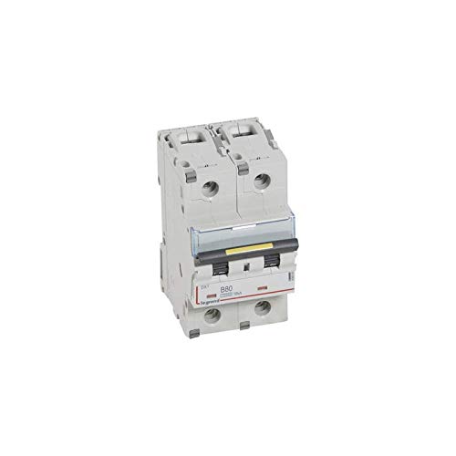 Disjoncteur DX³ 10000-16kA - 2P 230V~ à 400V~ - 80A - courbe B - 3 modules