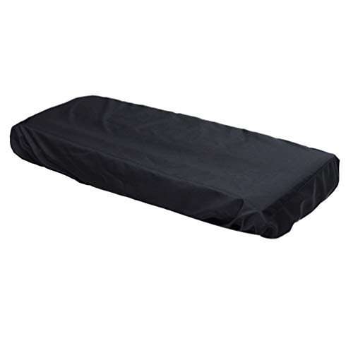 Generic Capa para teclado de piano, capa contra poeira de 61 teclas, com cordão elástico ajustável,