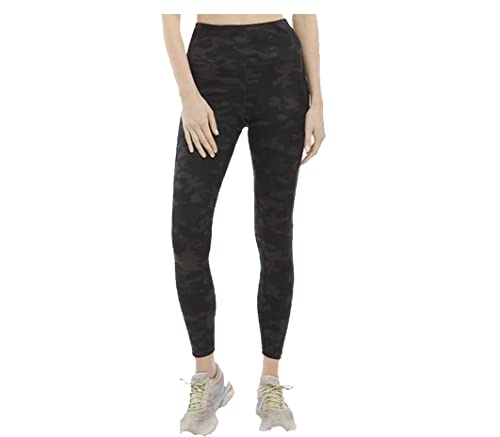 Danskin Women's Super Soft 7/8 Legging With Pockets (Black Camo Print, Small) #TOP3