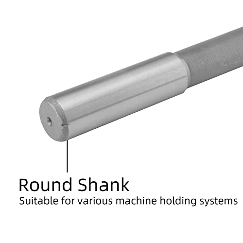 Fedeas 14Mm Chucking Reamer, H7 Hss Straight Flutes Lathe Machine Reamer 14Mm, High Speed Steel Round Shank Milling Cutting Tool #TOP5