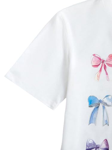 Girl's Number Print Graphic Tees Short Sleeve Crewneck Jersey Shirts Summer T Shirts Cute Tops 5