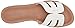 The Drop Women's Monika Flat H-Band Slide Sandal, White, 6.5