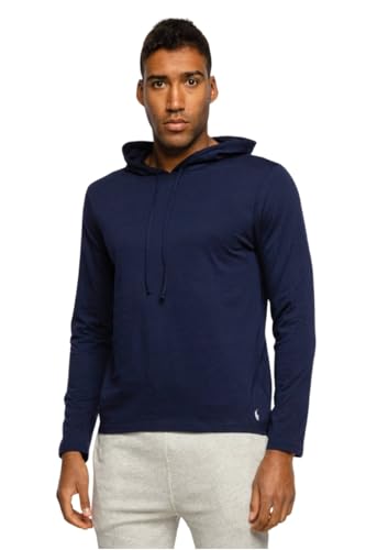 Polo Ralph Lauren Sweat à capuche pour homme en jersey de coton bleu marine (as3, alpha, l, régulier, régulier), bleu, L