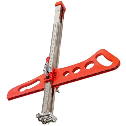 Drywall Cutting Tool,Hand Push Dual Positioning Drywall Cutter Tool,9-12mm Cuttable Thickness,Foldable Plasterboard Cutter