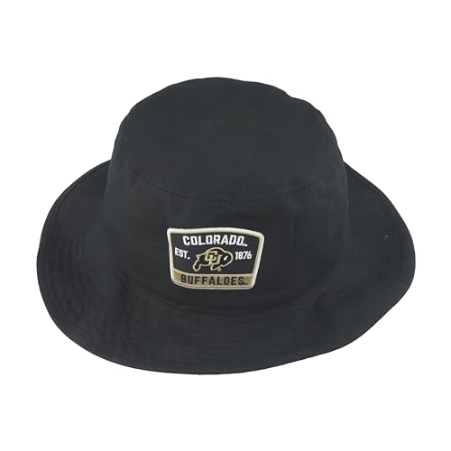 Colorado Buffaloes NCAA Officially Licensed Bucket Hat Patch Black Switchback