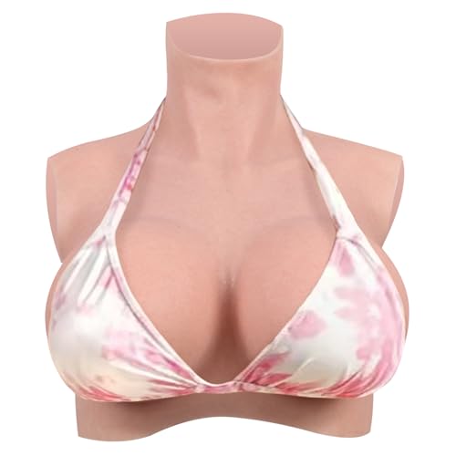 Silicone Breastplate Fake Boobs Silicone False Breast Plate Crossdresser for Drag Cosplay