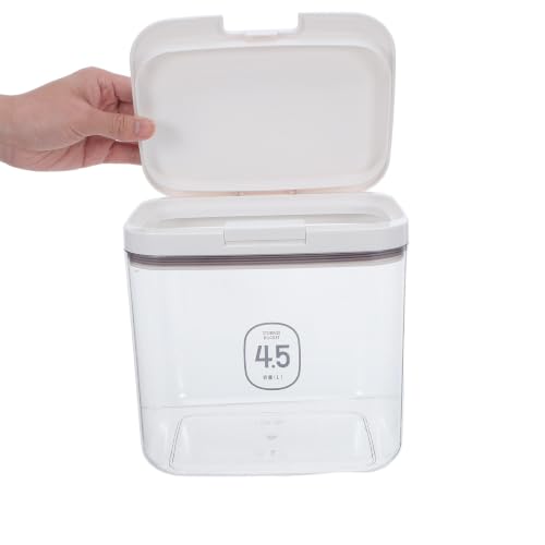 Contenedor de comida de mascotas de 4.5l hermético cuadrado para casa 5