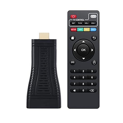 ZXNQ TV Smart Stick, Android 10.0 Stick para Streaming en TV (4K UHD Dual-Band WiFi BT4.0 100M LAN)