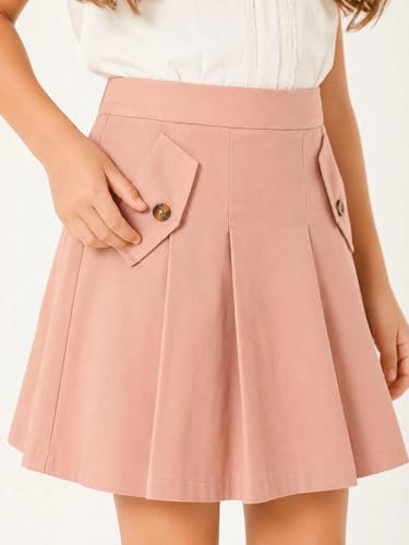 Image of Girls Pleated Skirts Cute Summer Graphic Casual Mini Tennis Skirts