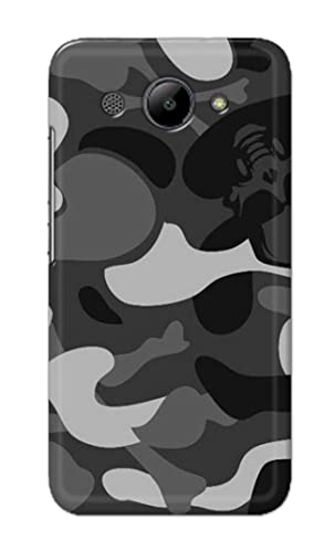 Image of Printed Hard Back Cover Case for Huawei Y3 2017 Back Cover (Army Pattern) -1302