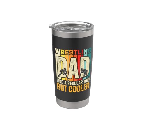 Vintage Wrestling Dad Insulated Tumbler