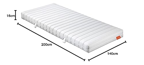 Tonnentaschenfederkernmatratze Sleepling 190136 – 140 x 200 cm