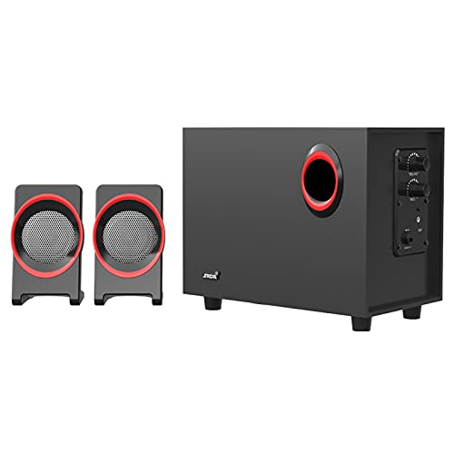 SL-8018 Desktop Computer Speaker Super Bass Subwoofer 3.5mm Wired Soundbox USB Powered Home Speakers 25Hz-20kHz Dust-Proof