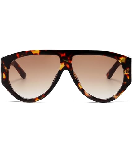 Oversized Aviator Sunglasses for Women Men Classic Big Frame Sun Glasses4