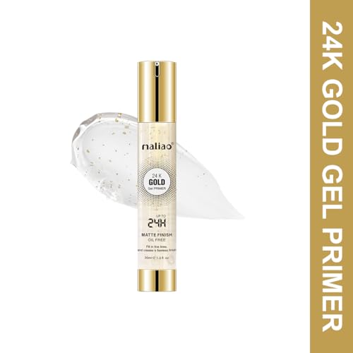 Image of Maliao 24K Gold Gel Matte Finish Oil-Free Primer - Flawless Base for Lasting Beauty 30ml