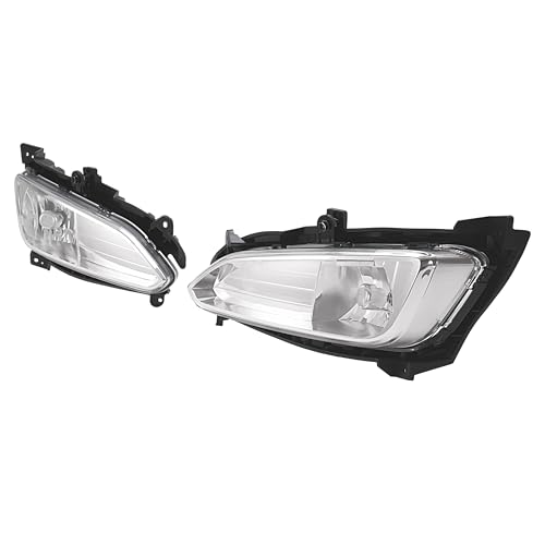 HECASA Pair Fog Light Compatible with 2013-2016 Hyundai Santa Fe Sport Halogen Front Bumper Driving Fog Lamp Clear Lens Plastic Driver & Passenger Side by HECASA - Image 3